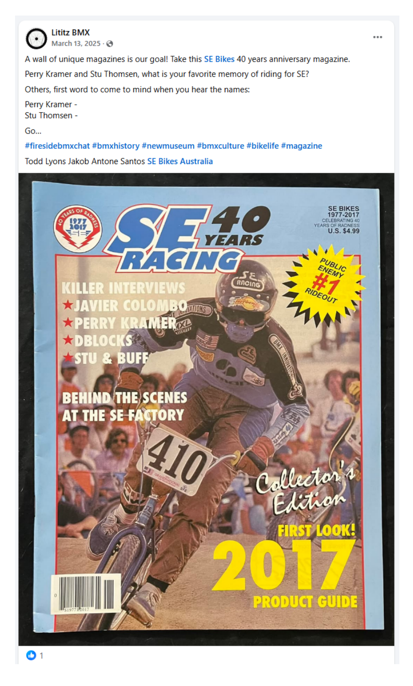 26.0005 — SE Racing 40 Years - Collectors Edition (1977–2017)