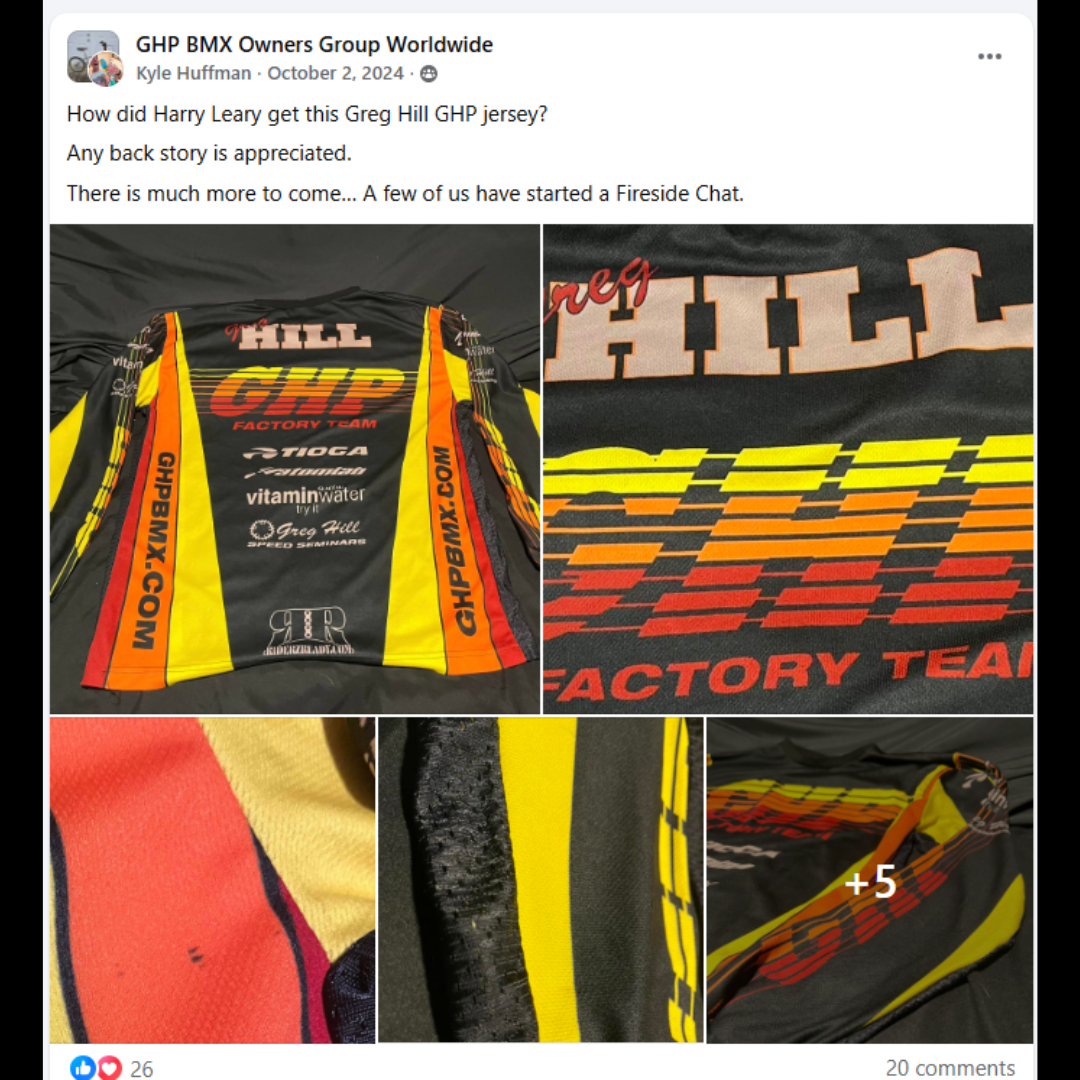 26.0022 — Greg Hill GHP Jersey