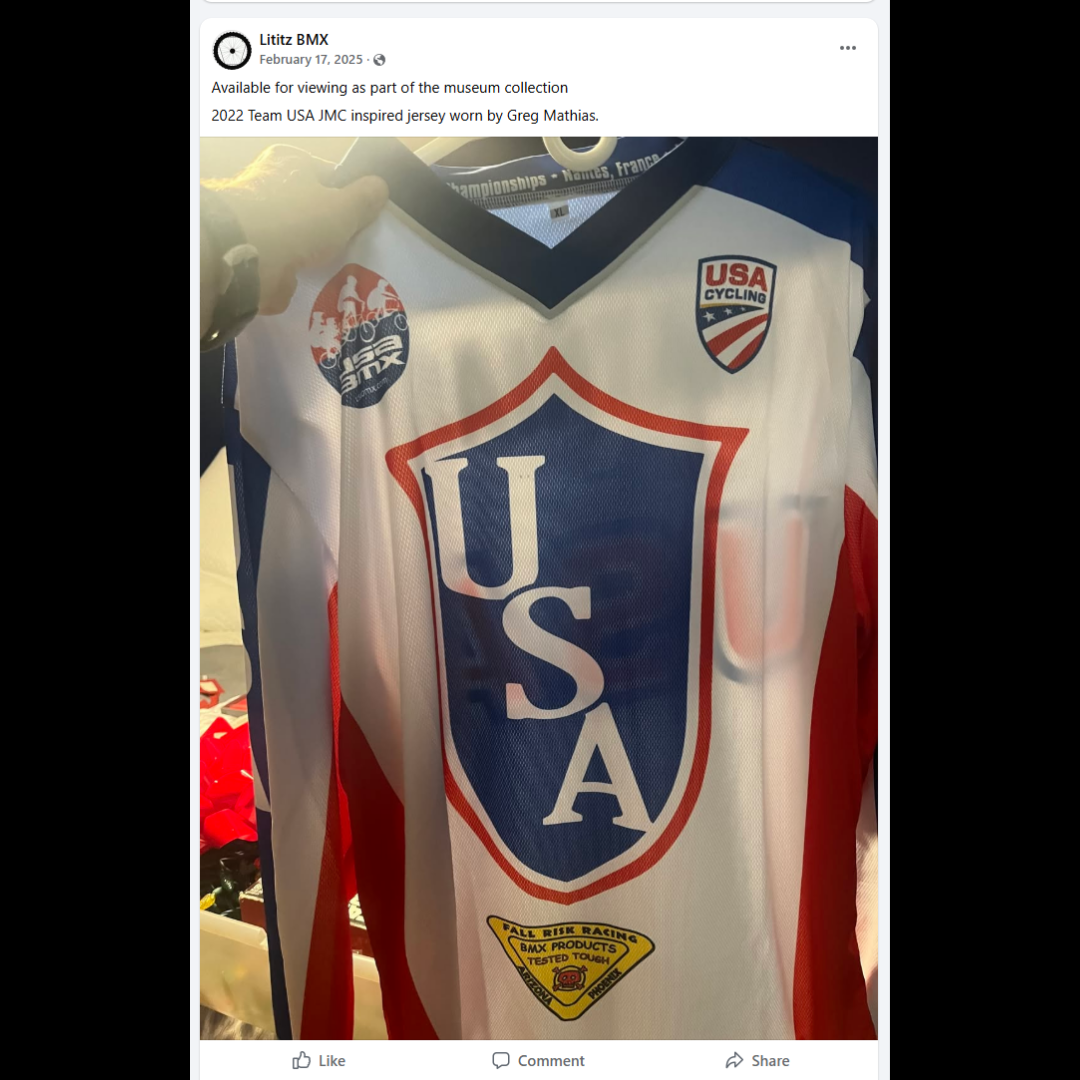26.0024 — Greg Mathias Signed Team USA Jersey