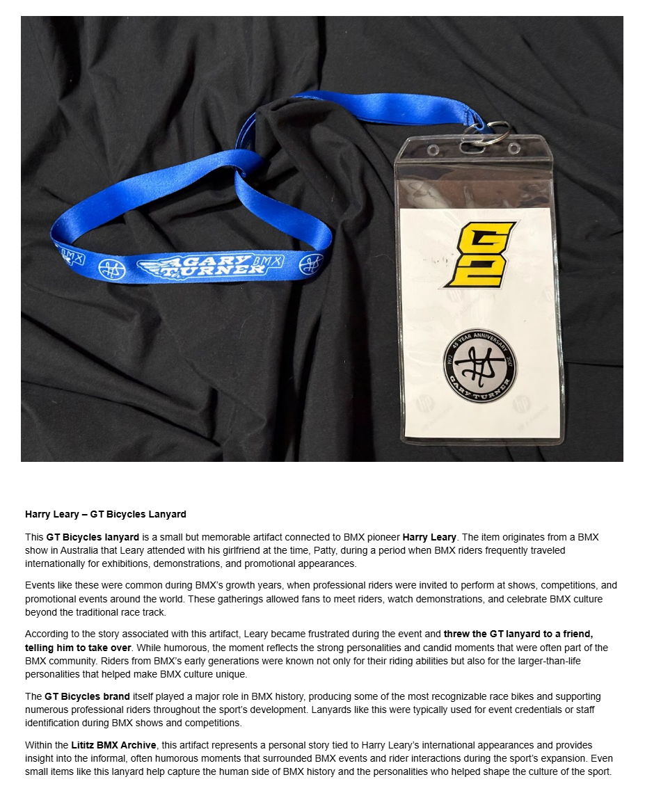 26.0040 — Harry Leary GT Lanyard