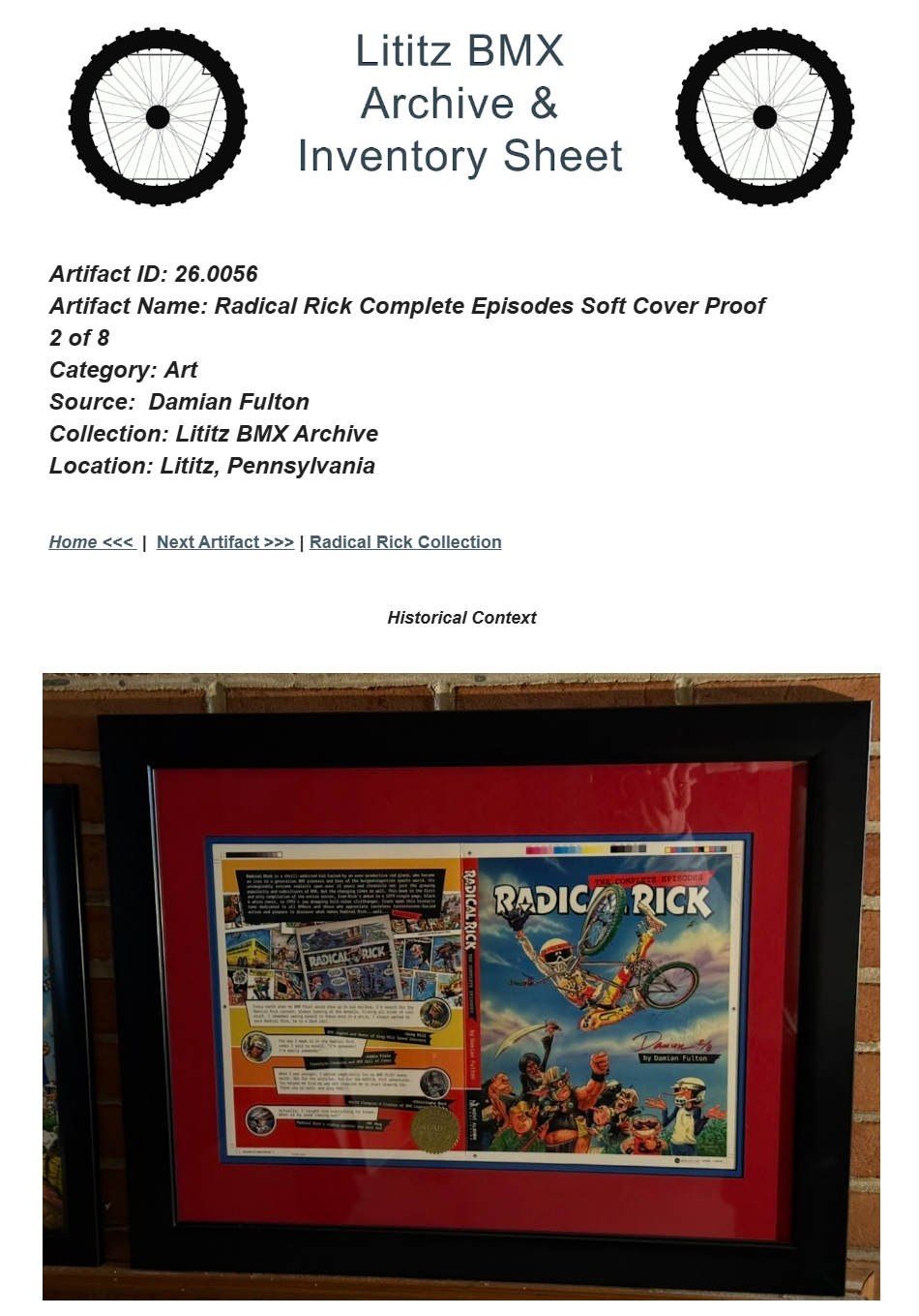 26.0056 — Radical Rick Complete Episodes Soft Cover Proof 2 of 8