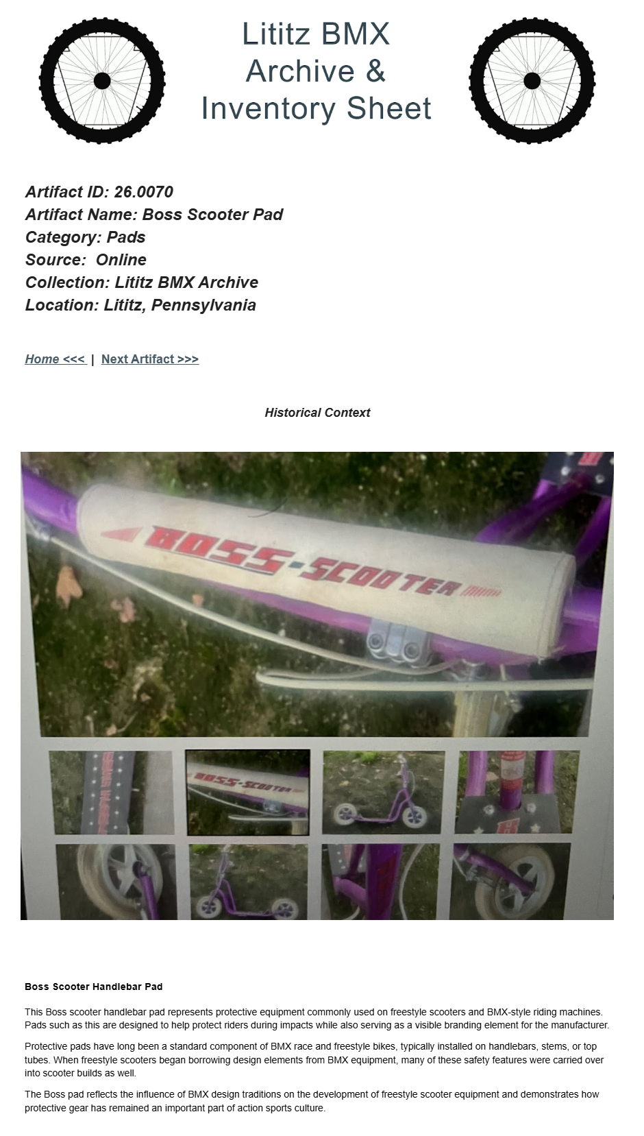 26.0070 — Boss Scooter Pad