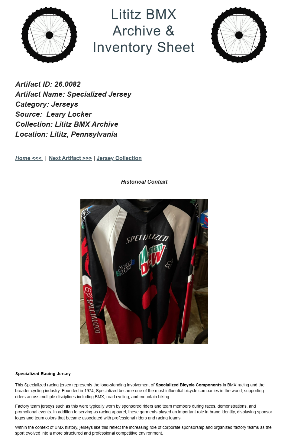 26.0082 — Specialized Jersey