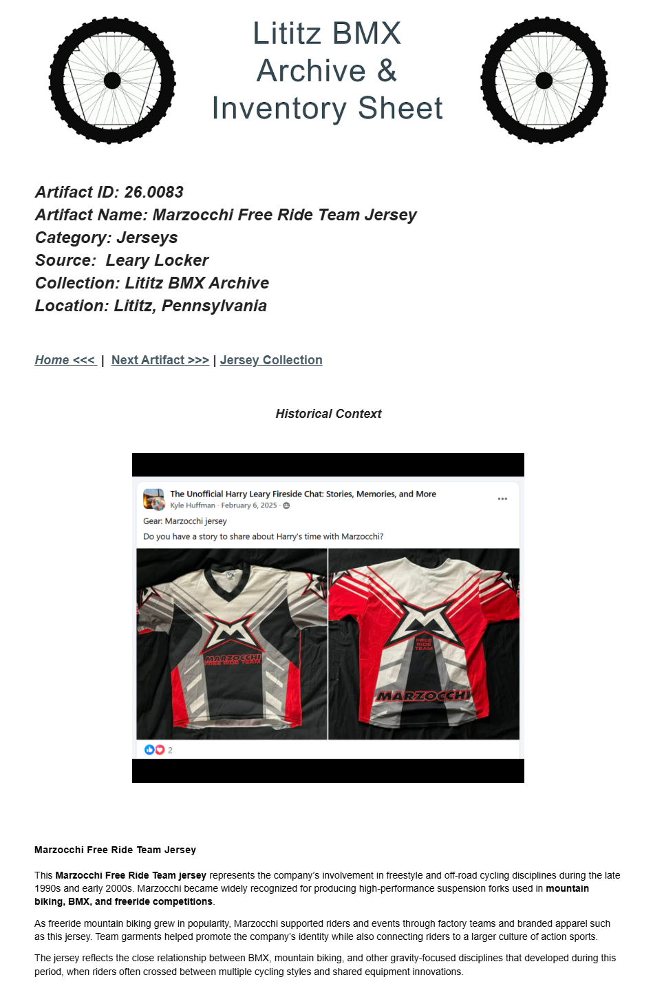 26.0083 — Marzocchi Free Ride Team Jersey