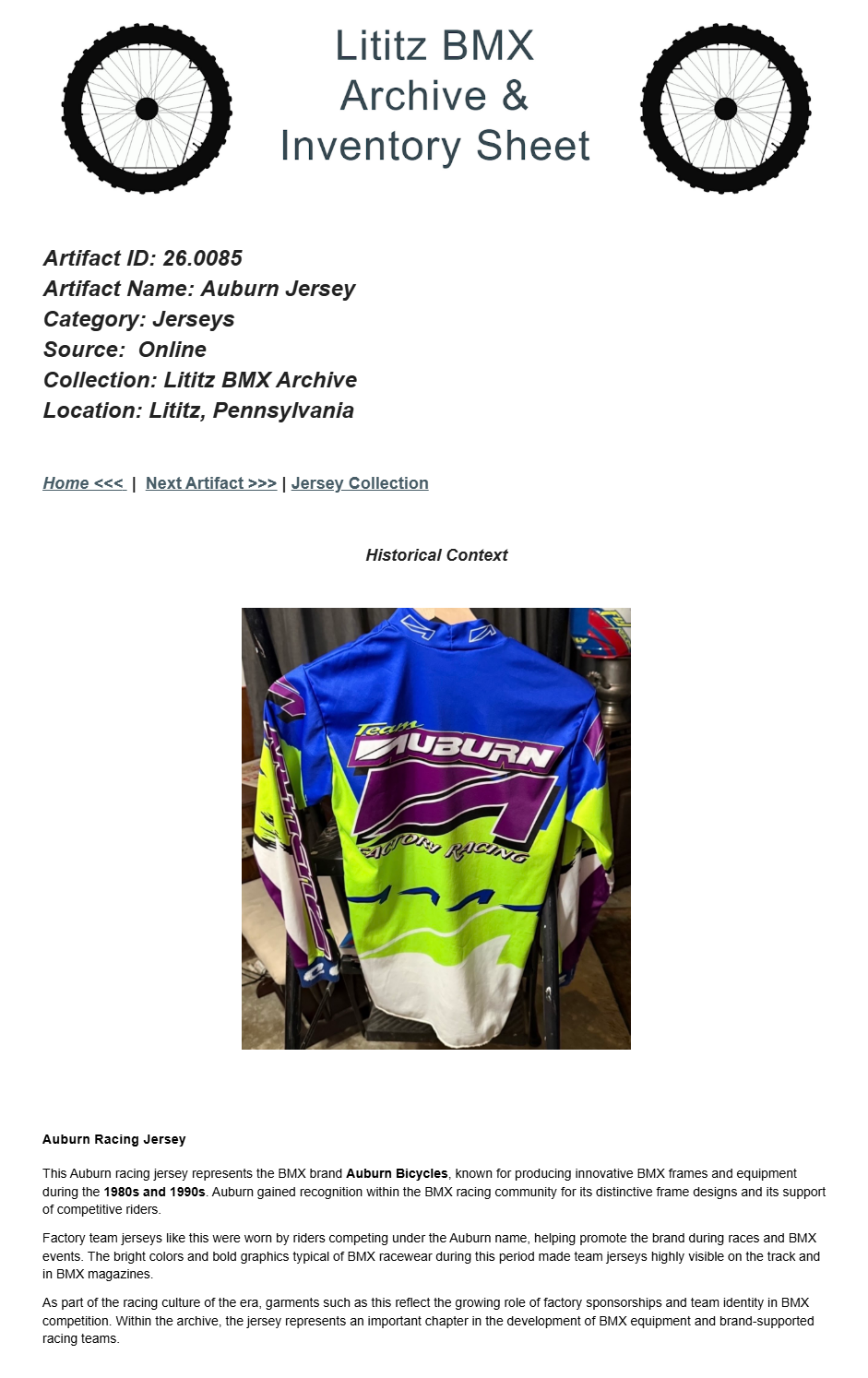26.0085 — Auburn Jersey