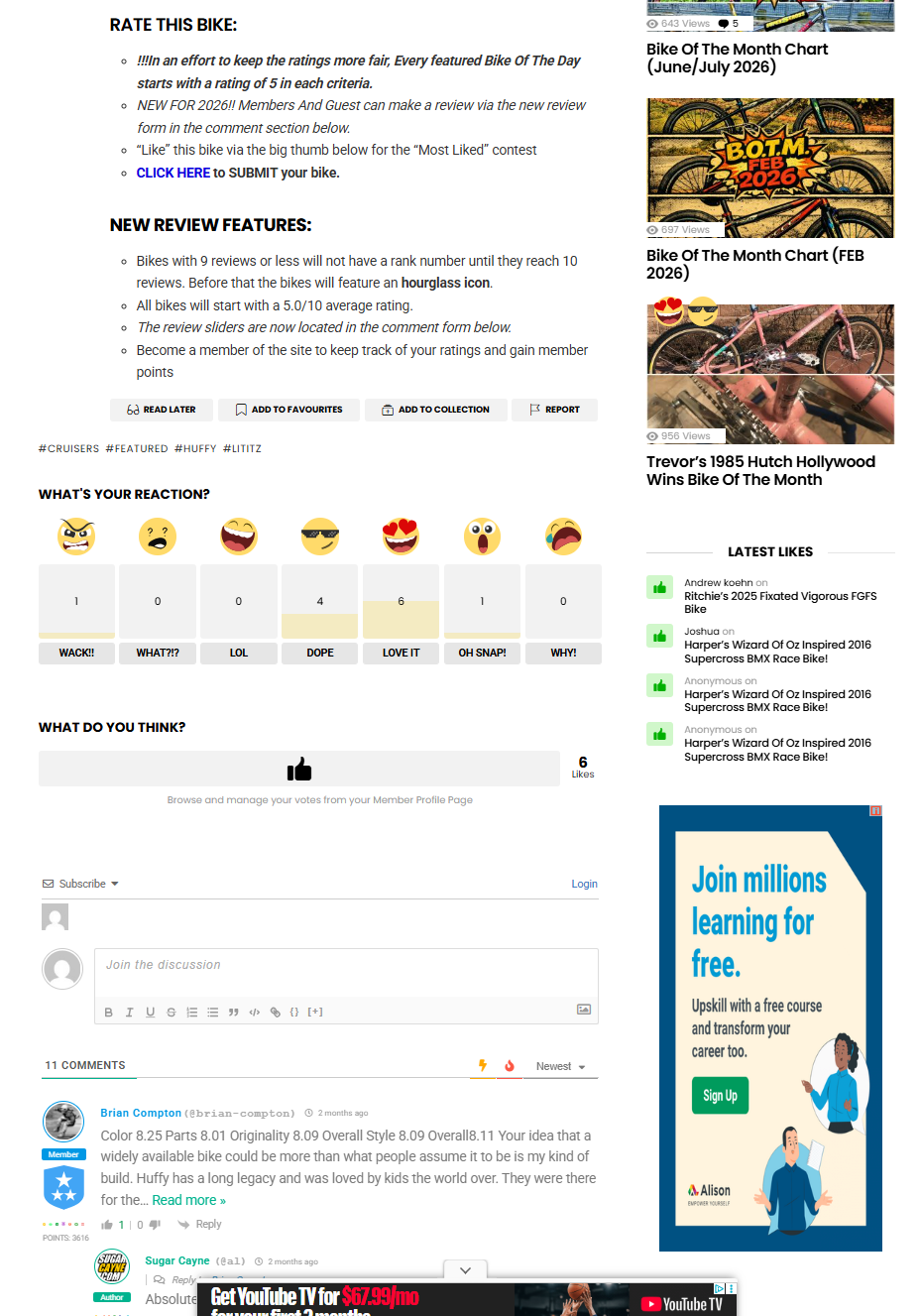Sugar Cayne rating system, reactions, likes, and public comments captured July 22, 2026.