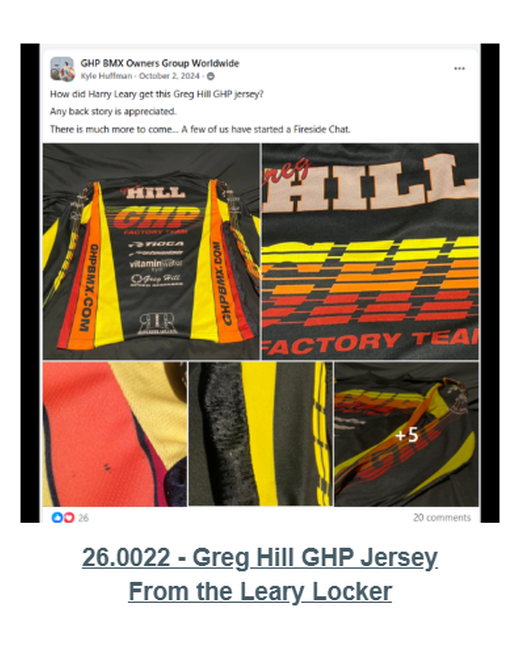 Digital Jersey Wall card for Greg Hill GHP Jersey