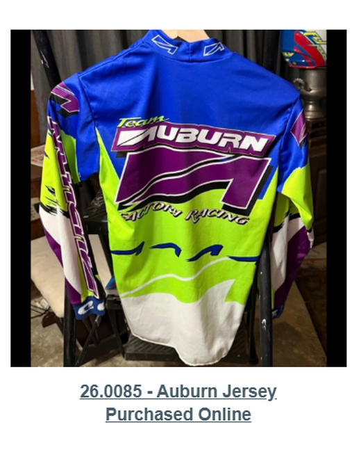 Digital Jersey Wall card for Auburn Jersey