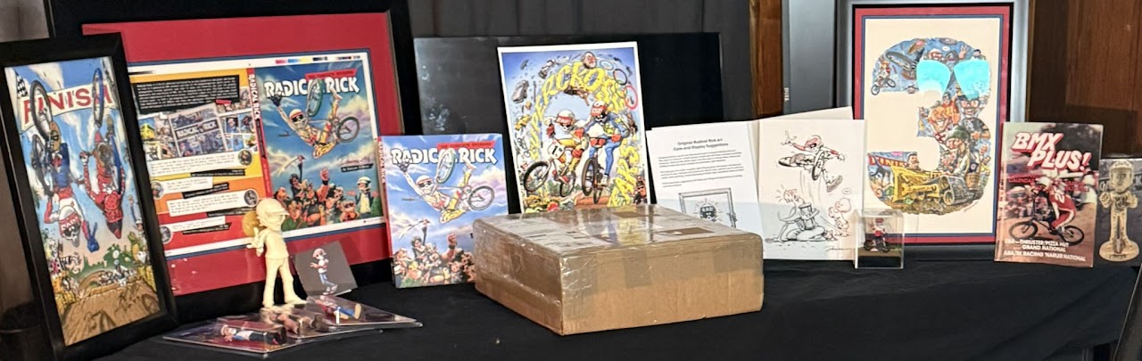 Lititz BMX Radical Rick collection display