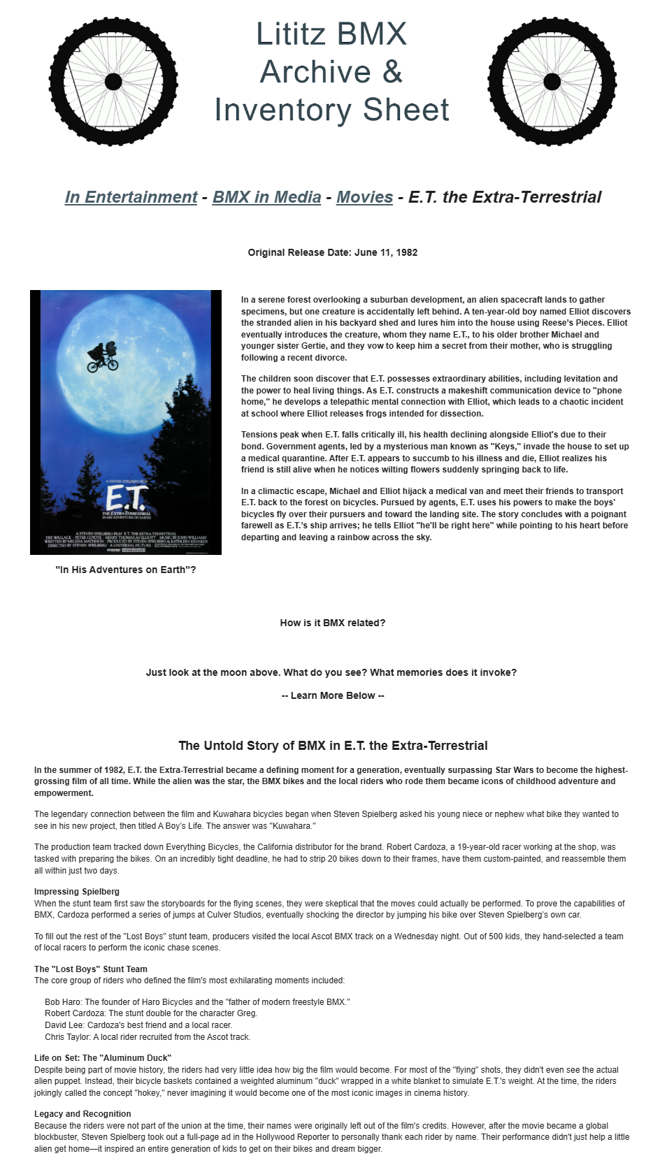 Canonical Lititz BMX source-page capture for E.T. the Extra-Terrestrial