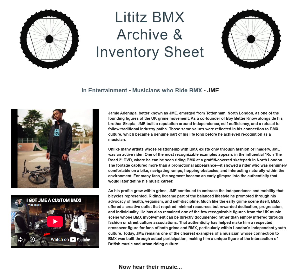 JME source page