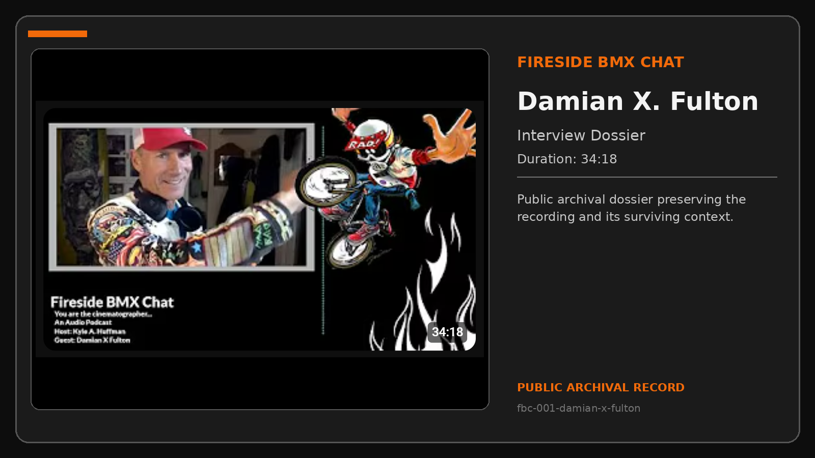 Repository navigation thumbnail for Damian X. Fulton