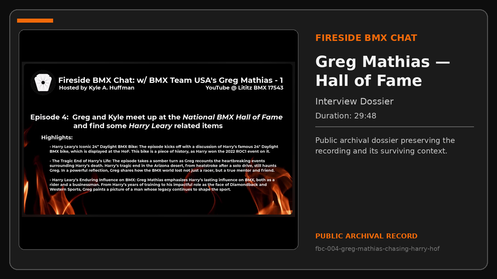 Repository navigation thumbnail for Greg Mathias — Hall of Fame