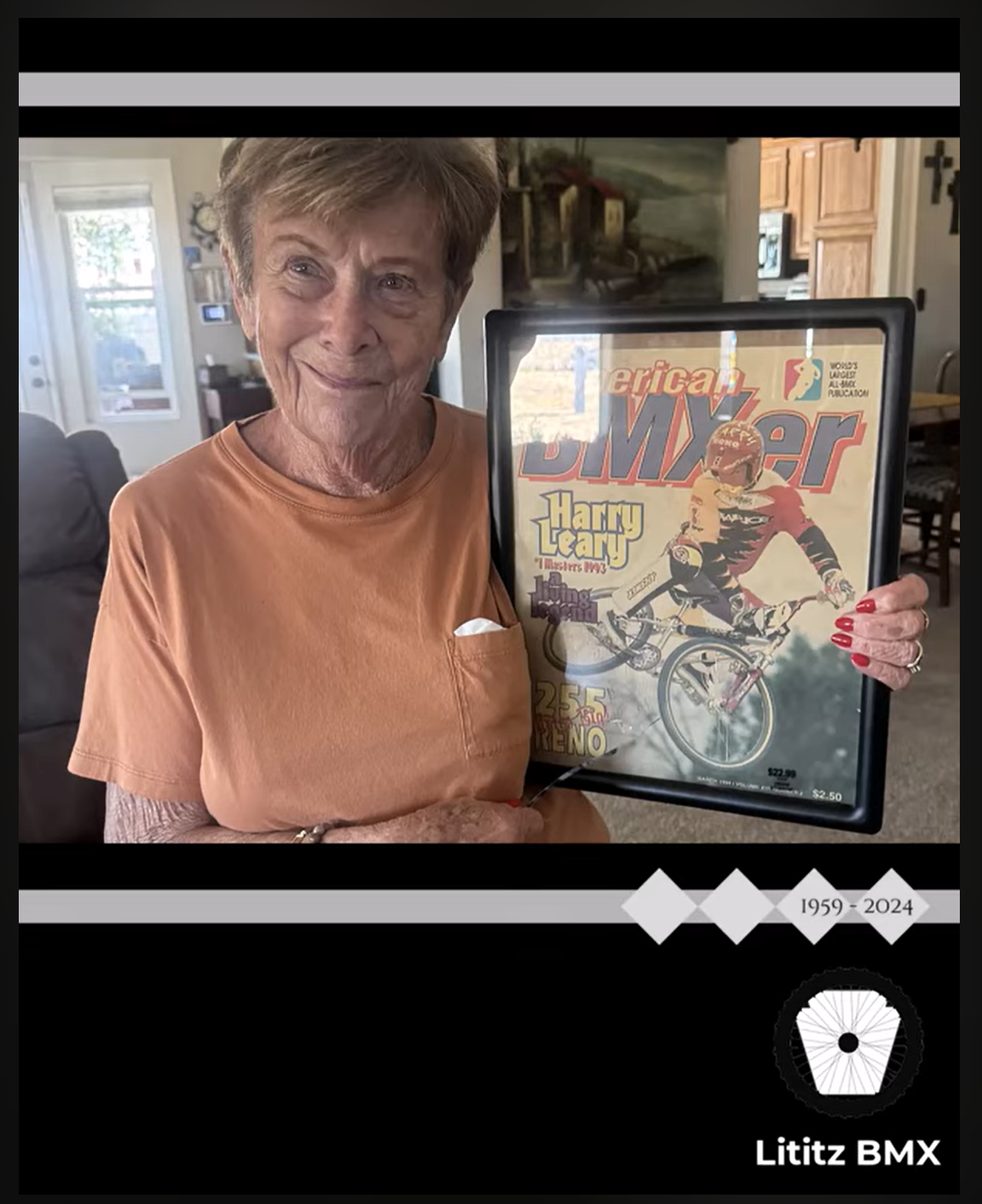 Submitted source image for Beverly Leary with the PULL BMX Magazine Featuring Harry Leary.
