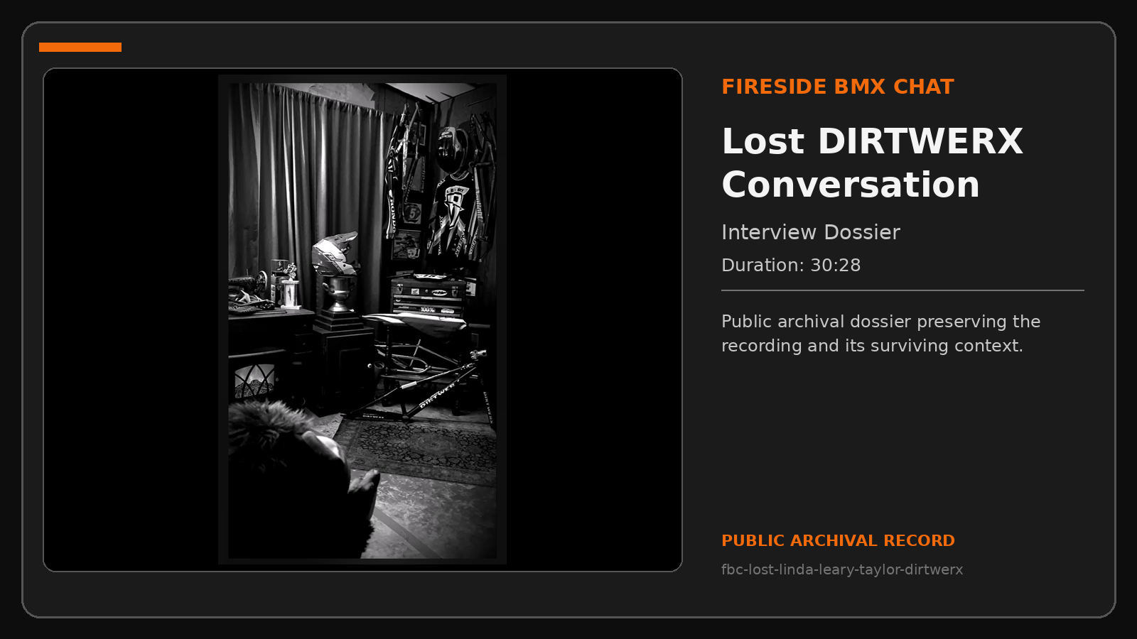 Repository navigation thumbnail for Lost DIRTWERX Conversation