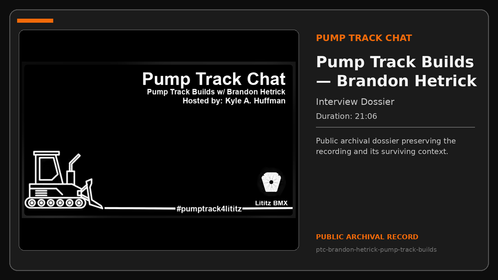 Repository navigation thumbnail for Pump Track Builds — Brandon Hetrick