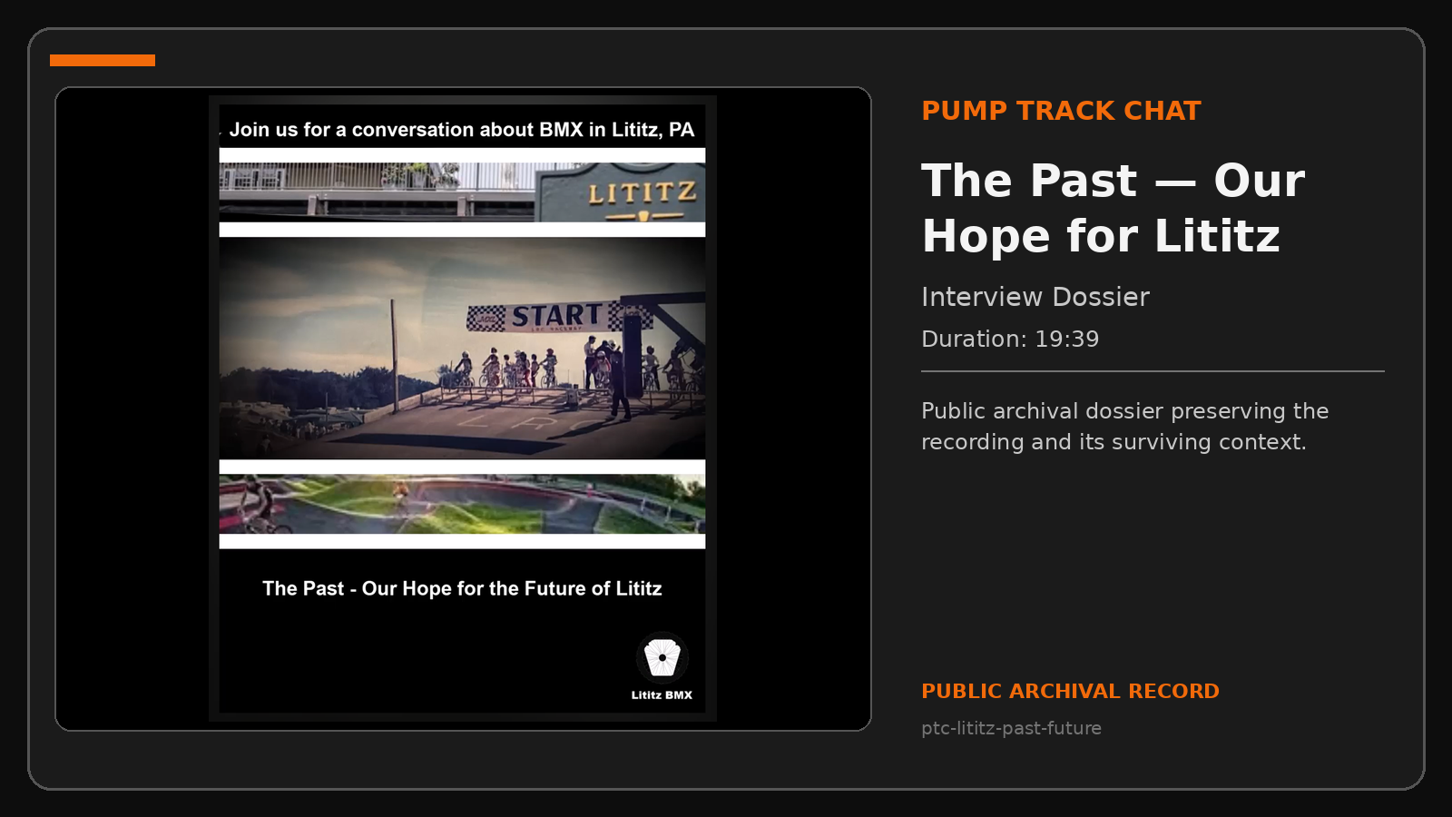 Repository navigation thumbnail for The Past — Our Hope for Lititz