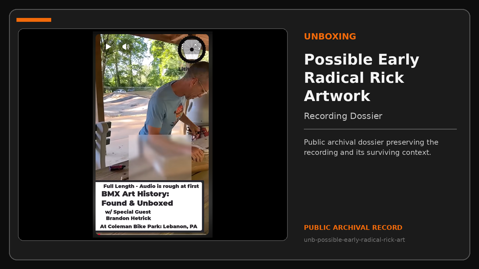 Repository navigation thumbnail for Possible Early Radical Rick Artwork